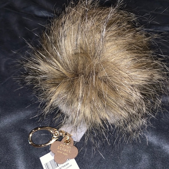 henri bendel Accessories - Henri Bendel Puff ball keychain